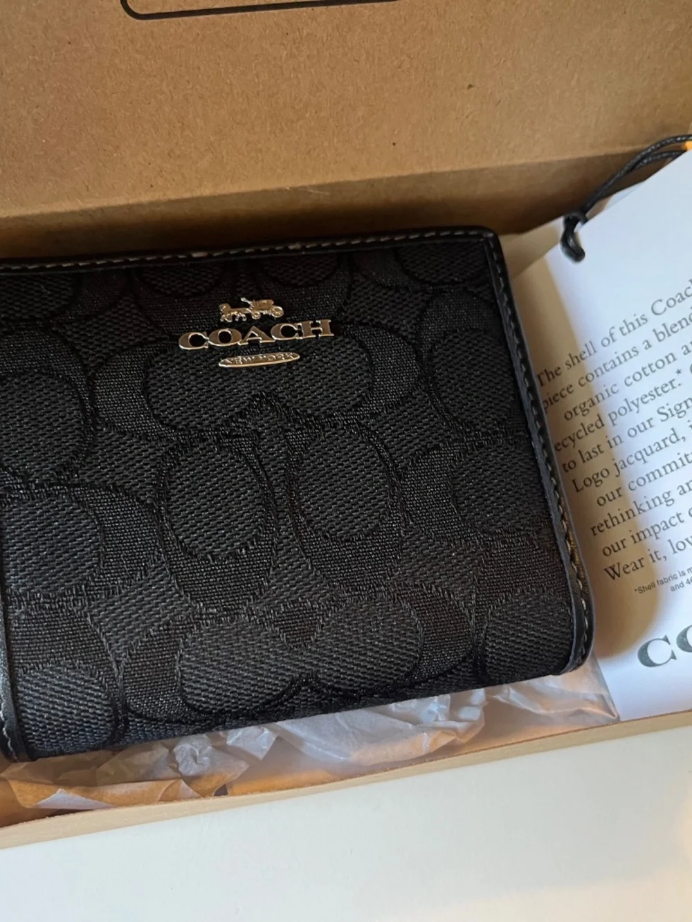 Coach wallet (new in box)